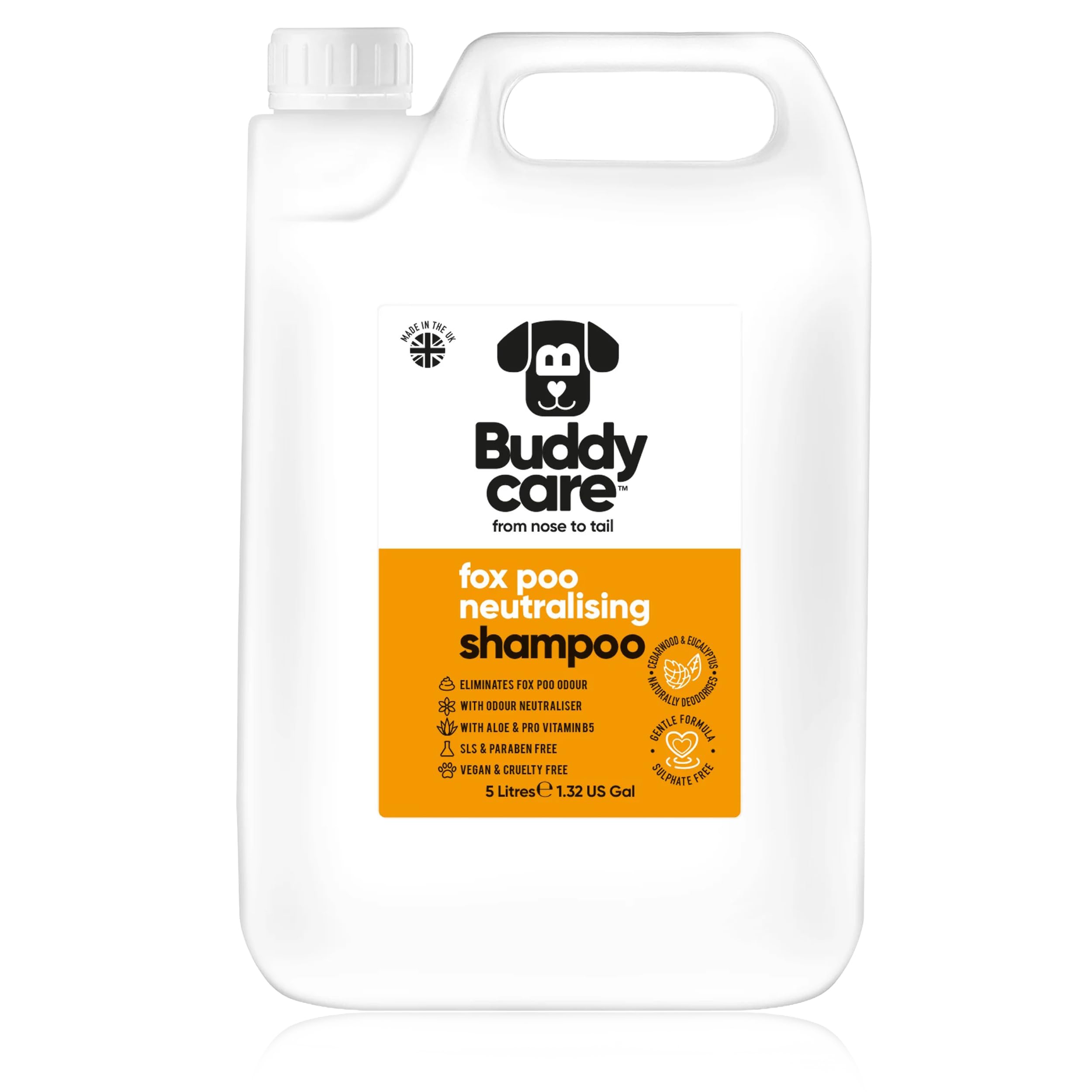 Buddycare - Dog Shampoo - Fox Poo - 5L