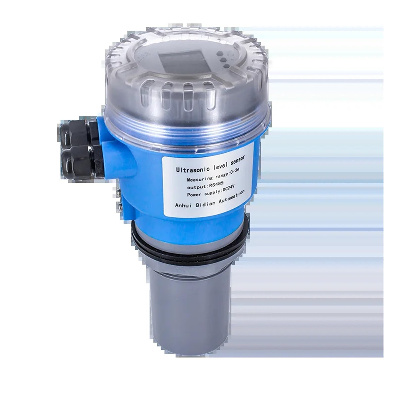 Ultraschall-Wasserstandsmesser, LED, digital, integriert, 4–20 mA, RS485-Ausgang, Flüssigkeitssensor, Sender, DC24V(4-20ma Output,2m)