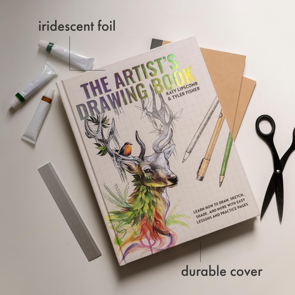 The Artist's Drawing Book: Learn How to Draw, Sketch, Shade, and More with Easy Lessons and Practice Pages - Image 5