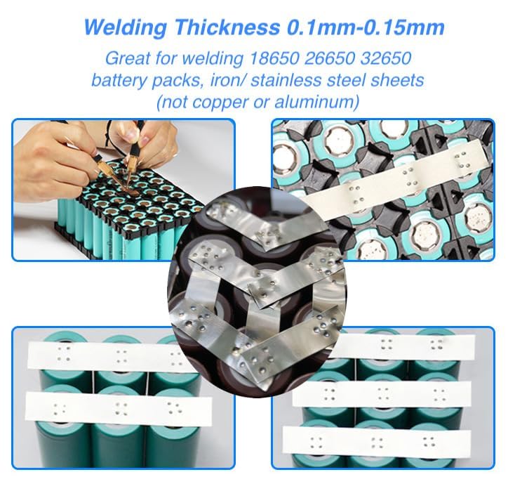 Image of Battery Spot Welder 5000W, Portable Welder Machine for 18650 Battery Pack, Handheld Spot Welding Machine
