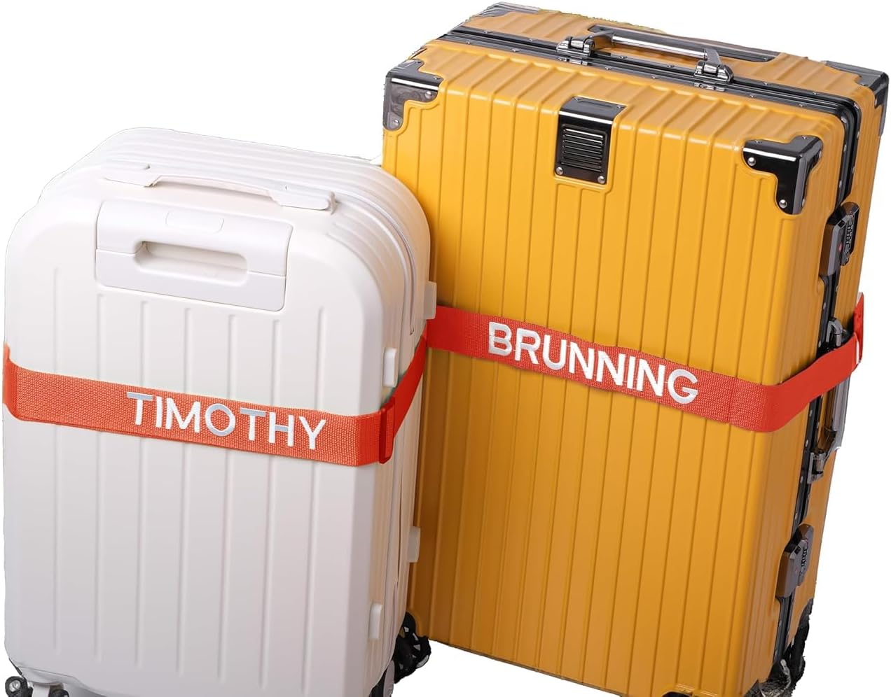 Personalized Luggage Straps for Suitcases, Custom Embroidered Adjustable Suitcase Tags with Name, Monogrammed Luggage Belts for Backpack, Travel Accessories Personalized Luggage Straps for Suitcases, Custom Embroidered Adjustable Suitcase Tags with Name, Monogrammed Luggage Belts for Backpack, Travel Accessories