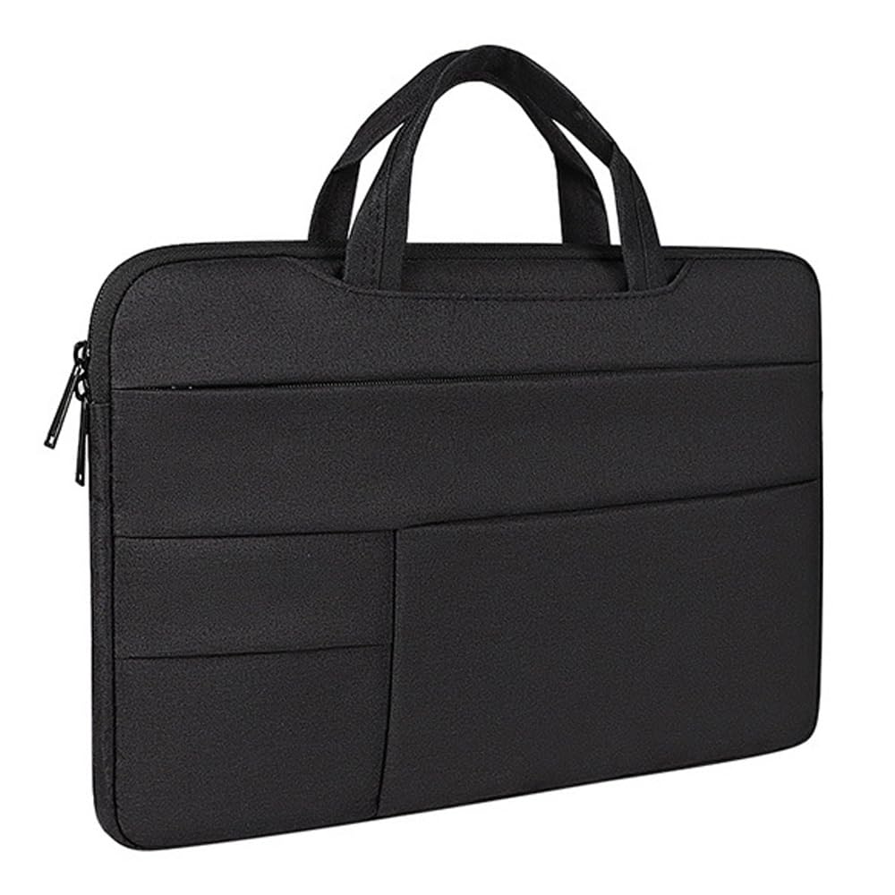 FENGZHISHUNLaptop Sleeve Case, 15 15.6 inch Laptop Sleeve Water Resistant with Protection, Computer Carrying Bag Compatible with MacBook, HP, Dell, Lenovo, Asus Notebook (Black)