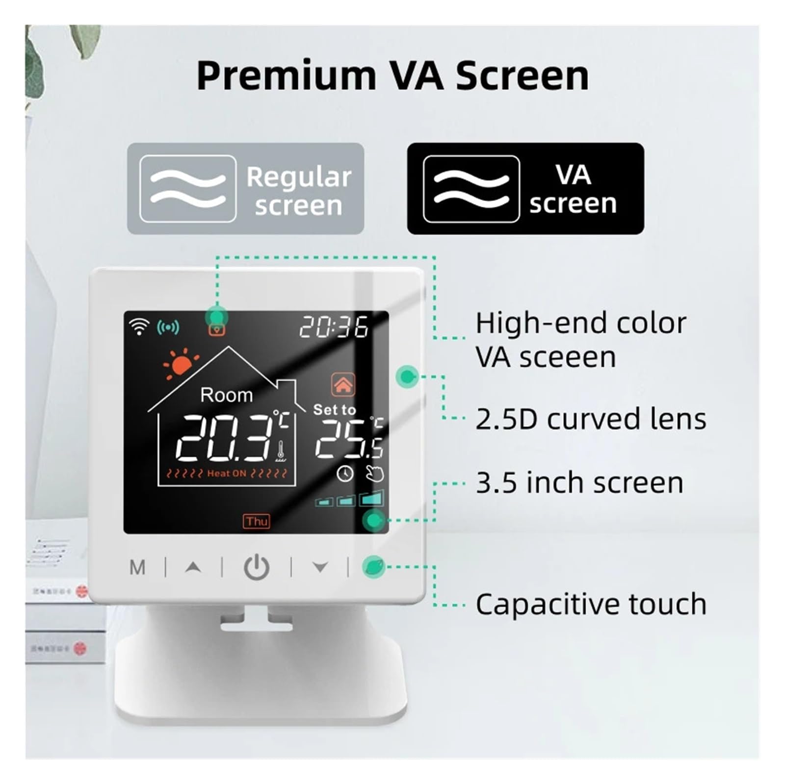 Termostato Wifi for casa intelligente RF Caldaia a gas Riscaldamento Controllo remoto programmabile della temperatura ambiente