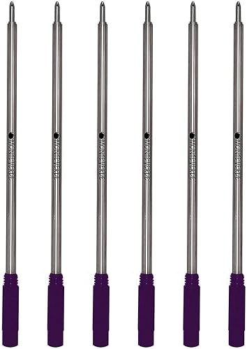 Vista 15 de Monteverde Recambio de bolígrafo para adaptarse a bolígrafos cruzados, punta media, rollo suave, rojo, 2 por paquete (C132RD) Rojo