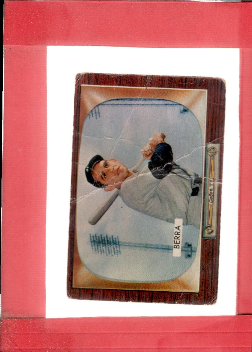 1955 Bowman #168 Yogi Berra F Fair New York Yankees Baseball