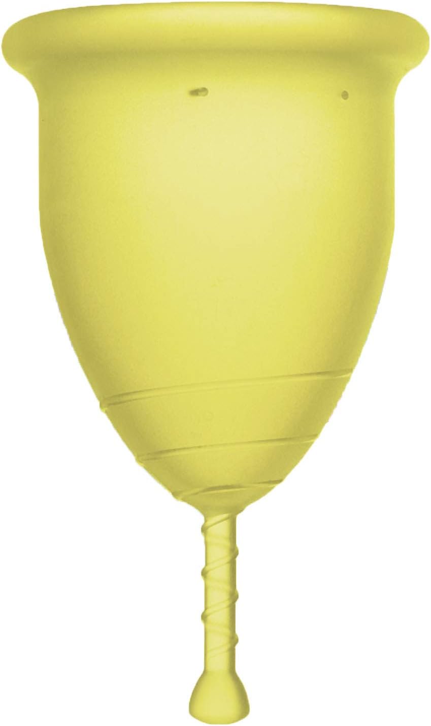 Menstrual Cup Made in Italy in Medical Silicone | Choose Tone, Size and Colour | SEMITONIC Sunshade Size 2