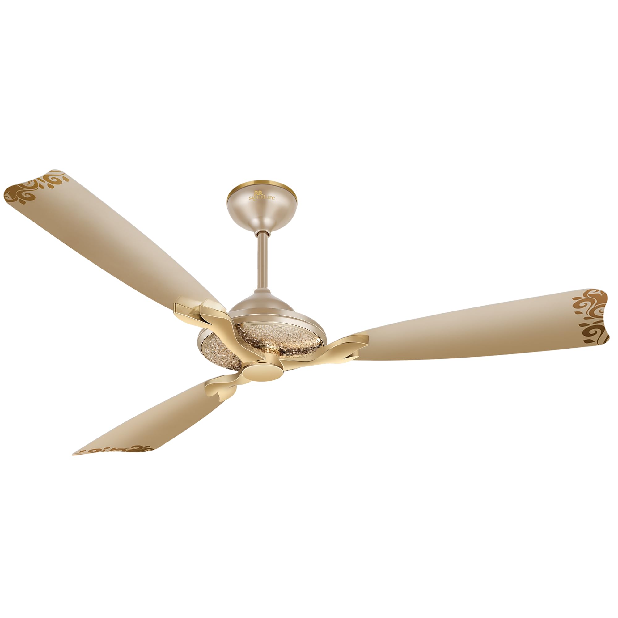 RR Signature Jaipur Mahal NEO 1240 MM | Royal Design Ceiling Fan for Home and Office | High Speed 320 RPM | Thar Gold, 3 Year Warranty & Free Installation-image-14