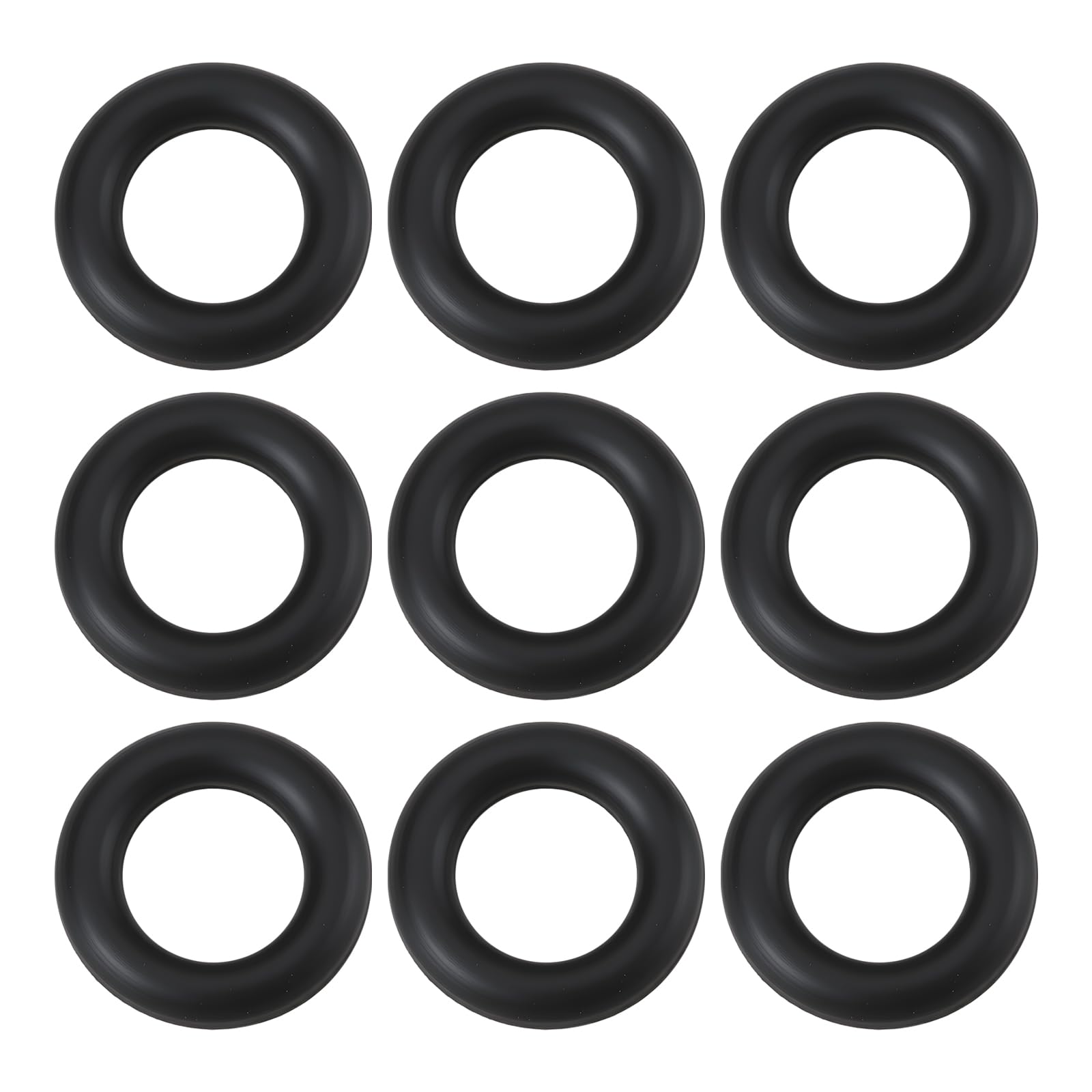 eMagTech 100 Pack Black Rubber O Ring Gaskets Sealing Washers 7mm x 4mm x 2mm for Fishing Rod Holder