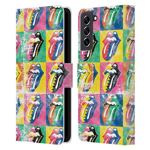 Carcasa Samsung Galaxy S21 FE 5G The Rolling Stones funda cuero libro
