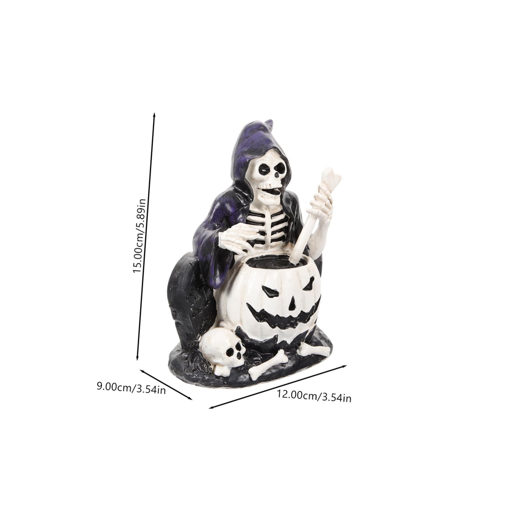 Gatuida 5pezzi Decorazione Scheletro Per Halloween Spettrale Per Uffici e Accessorio Per Inquietanti e Scene
