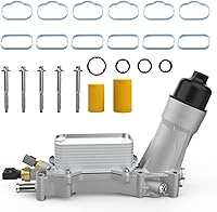 YITHSWAY 926-876 Aluminum Engine Oil Cooler Filter Housing Adapter Kit for Dodge Jeep Chrysler Ram 3.6L V6 - Leak-Proof Durable Upgrade