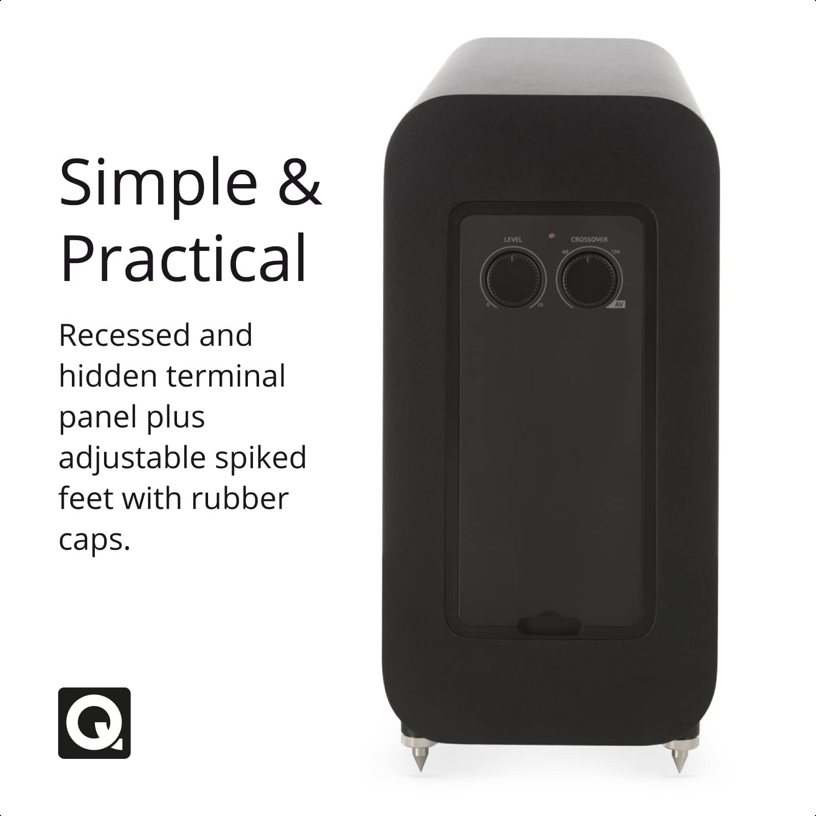 Amazon.co.jp: Q Acoustics 3060S アクティブサブウーファー (サテン