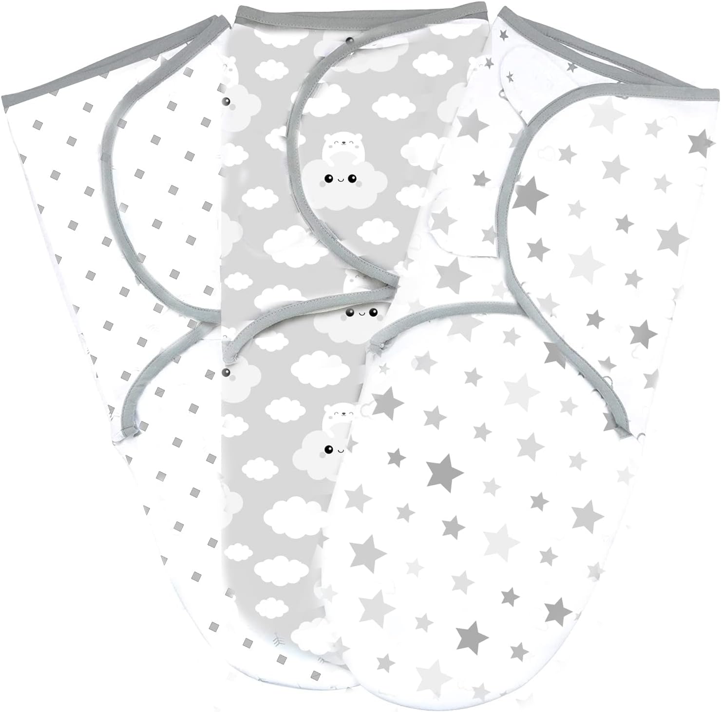 Dynate Baby Swaddle Blanket 03 Months, Newborn Essentials 100 Pure