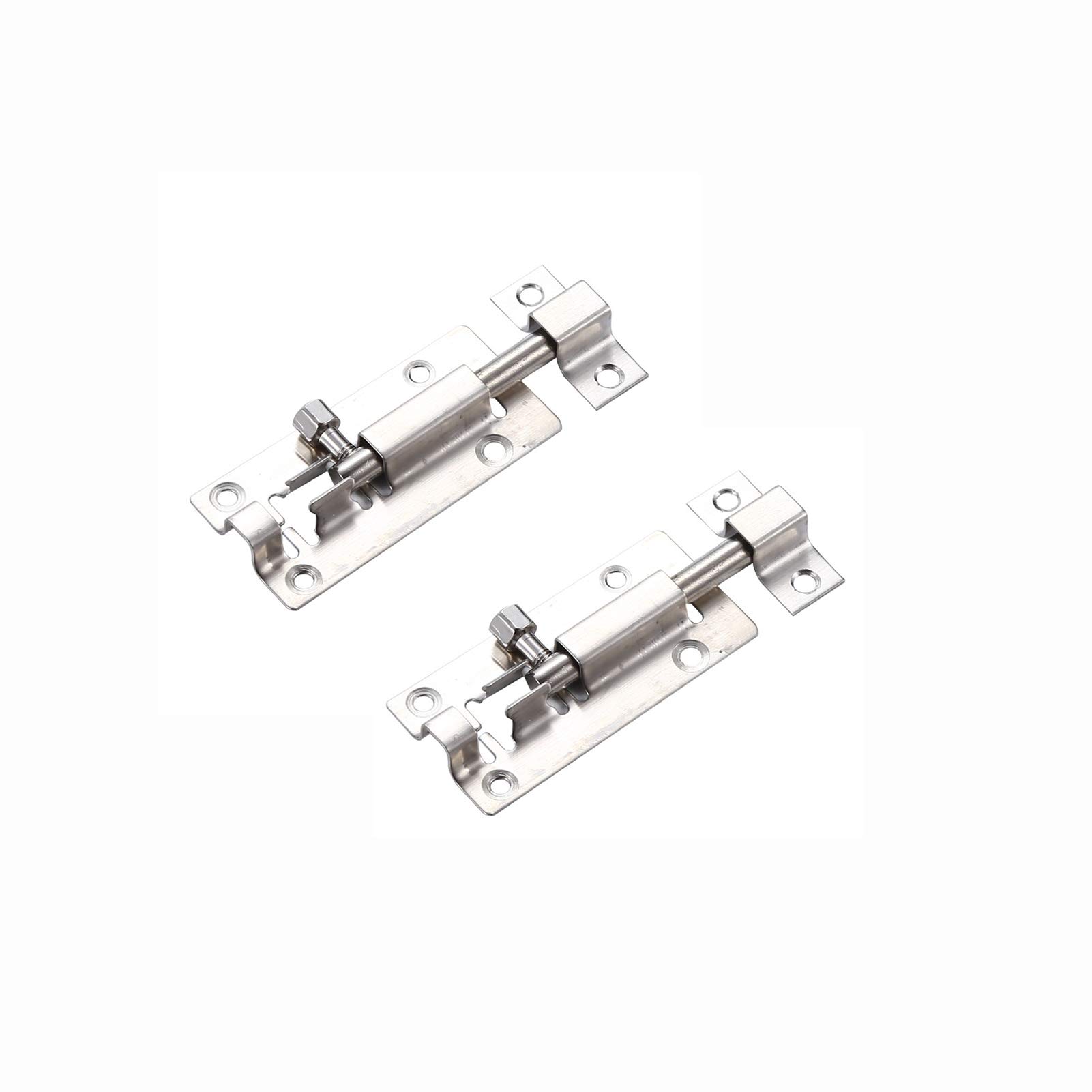 Buy Meiyea 2 Pcs 3inch Bolt Door Lock,with 16 pcs Screws.Stainless