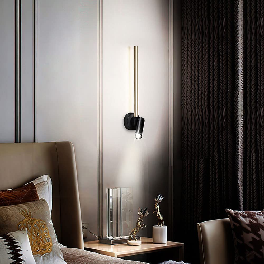 Foco De Techo Focos De Aluminio Montados En Superficie, Iluminación De Imagen De Marco, Lámpara De Espejo De Tocador De Baño Ajustable, Focos Giratorios De Pared for Pasillo De Galería(63cm)