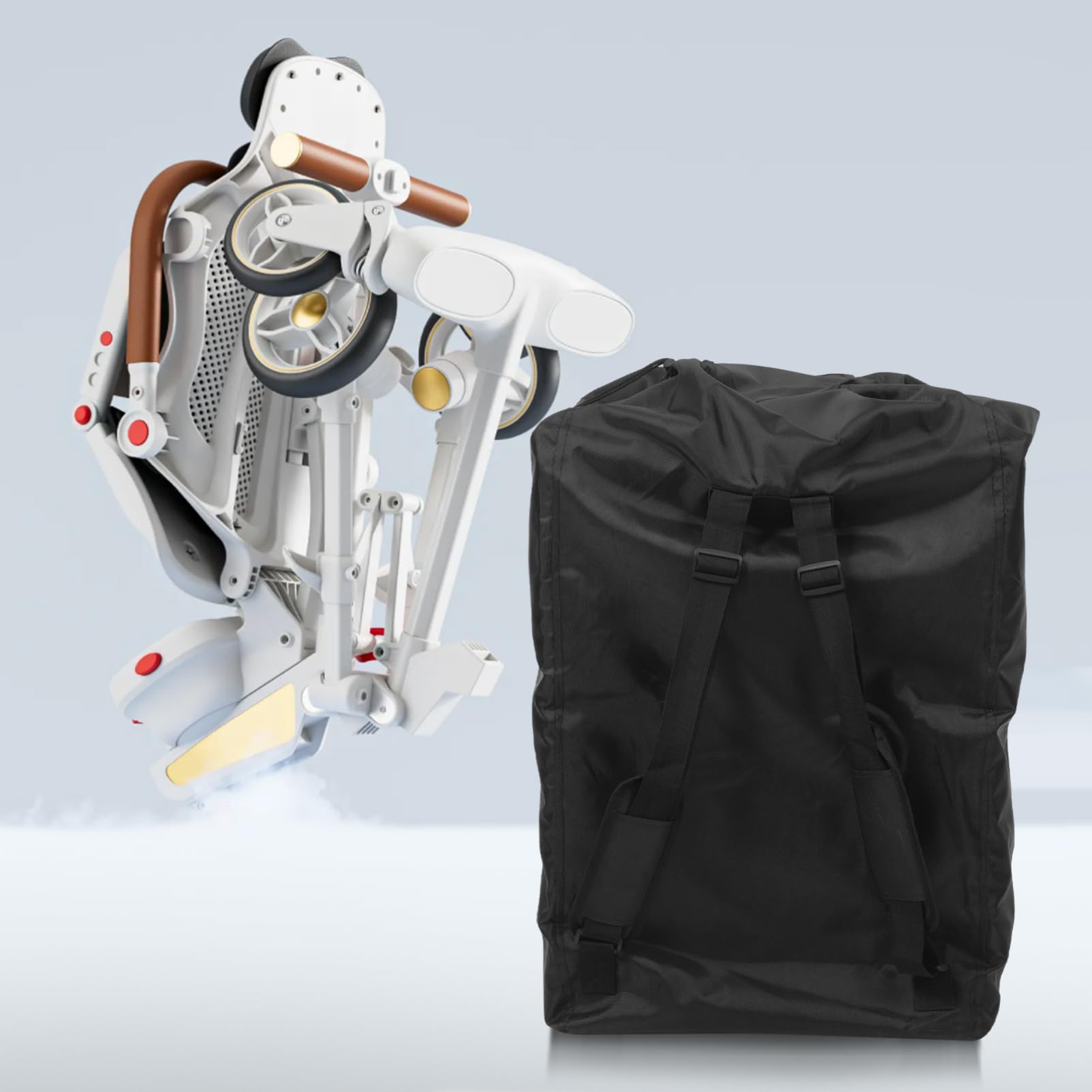 ULTECHNOVO Borsa per Passeggino Leggera Organizer Tasche Multiple e Oxford per Viaggi in Aereo e Treni