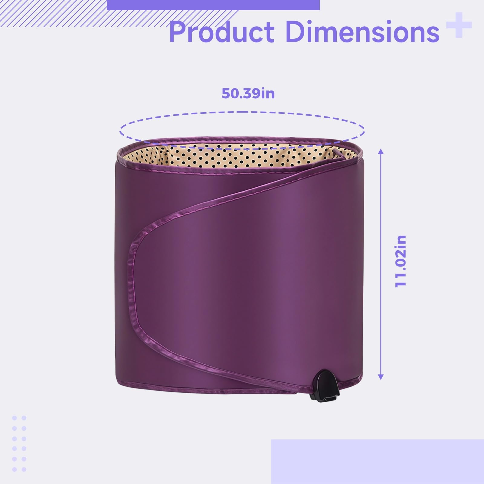 Vibrations-Massagegürtel mit 360° Wärme, Massage für Bauch und Taille, verstellbarer Taillenumfang, 12V Infrarot-Heizgürtel mit Fernbedienung, für Entspannung und Körperformung