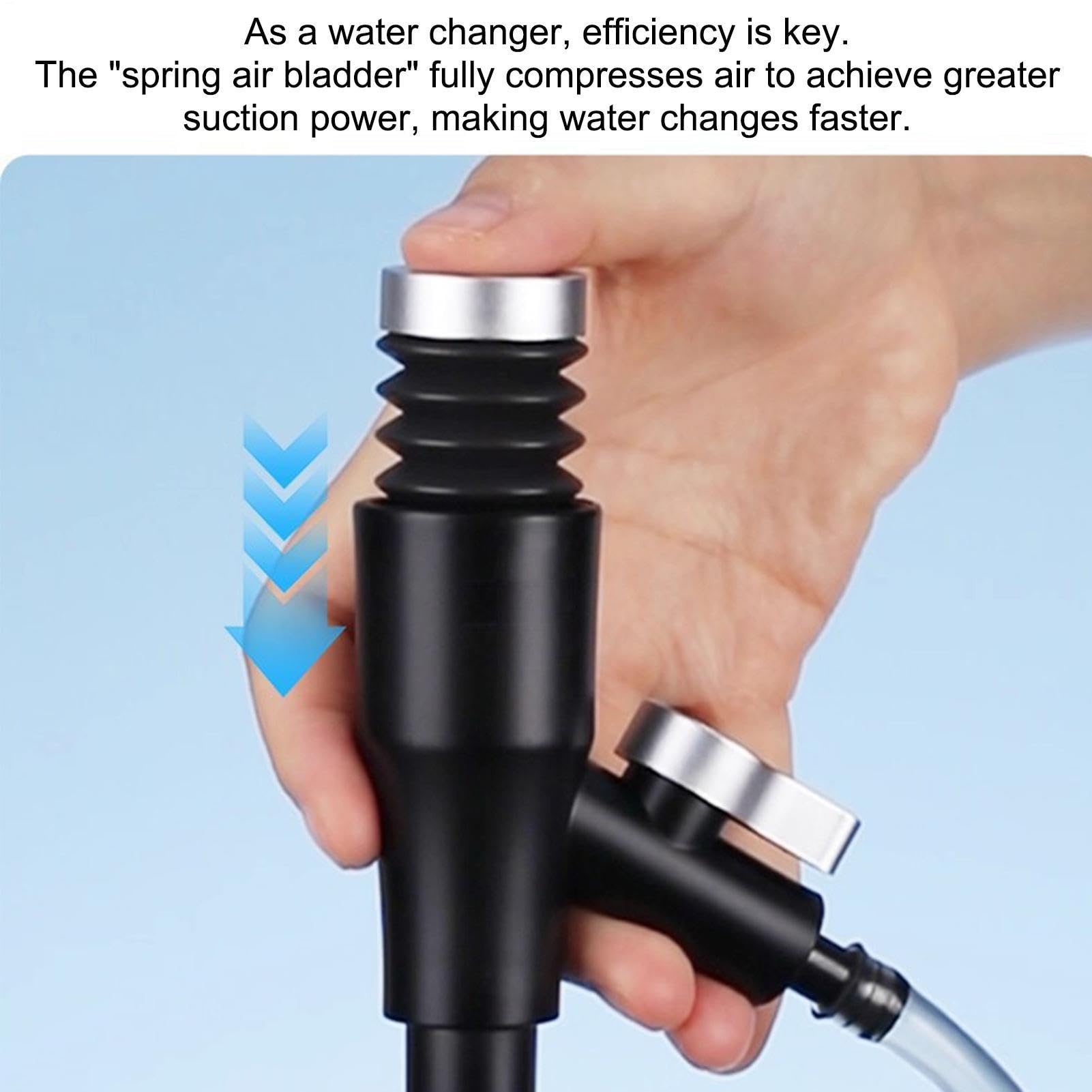 Aspirador Para Acuario Sifón con bomba manual para cambio de agua