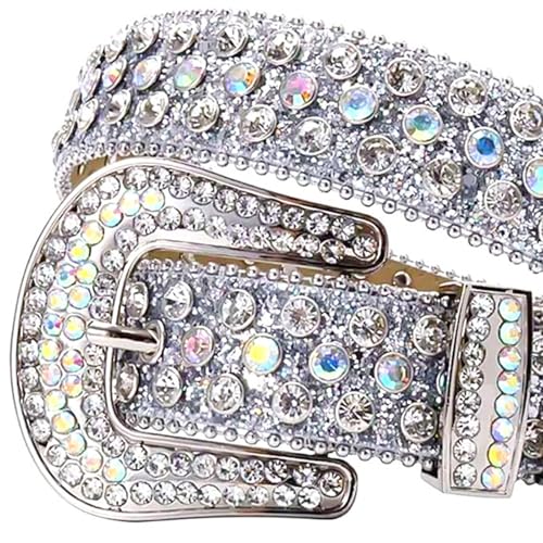 Girl Punk Skull Waistband Crystal Buckle Belt For Jeans Dress Nightclub Girls Modern Jeweled Waistband4