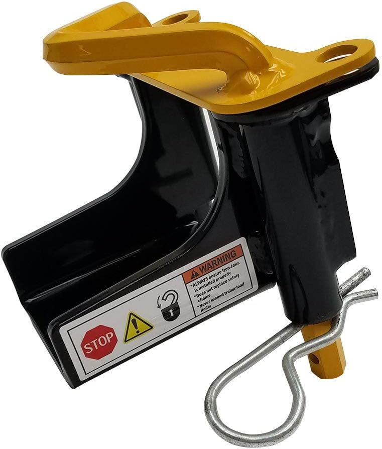 Iron-Jaws Trailer Hitch Ball Lock Trailer Safety Device Works with Trailer Chains (Works with All Trailers: Jetski Trailers, Boat Trailers, RV Trailers)