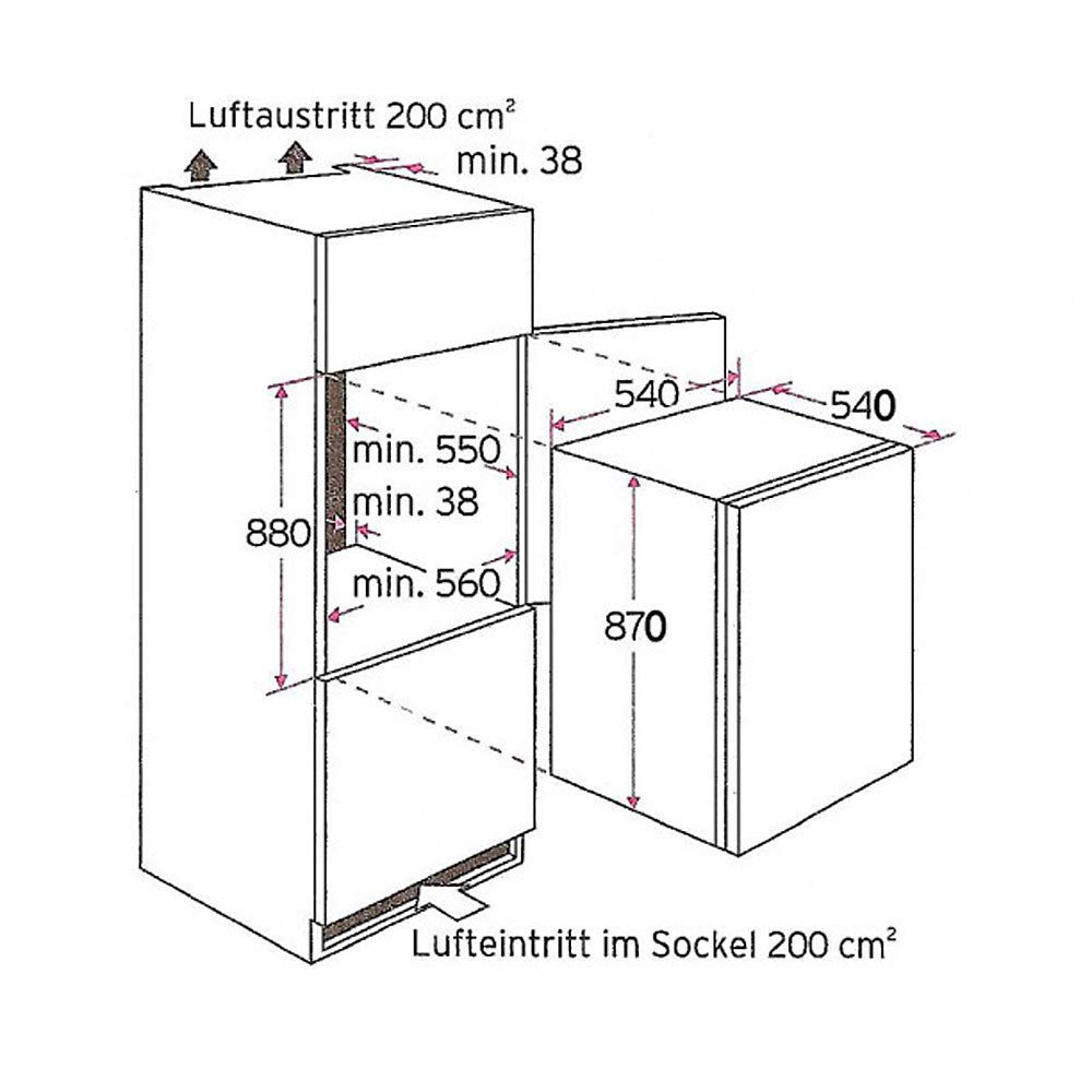 Lomadox Einbauküche mit Elektrogeräten 3m Küchenzeile Küchenblock E-Geräte Singleküche Weiss-Graphit