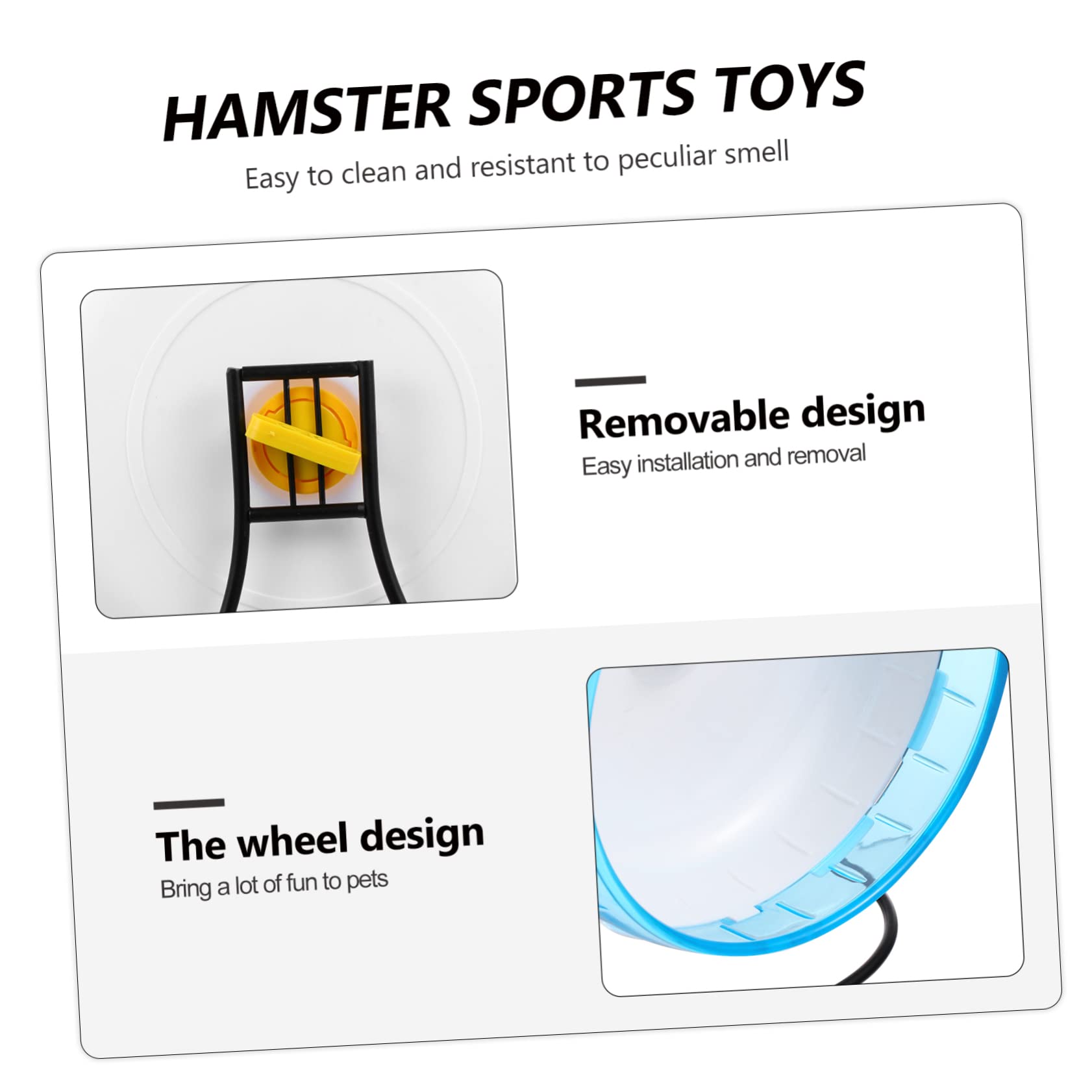 ibasenice pour Hamster Roue De Course Animal De Compagnie Bébé Mini Hamster Écureuil Roue Jogging Toupie De Course pour De e pour Toupie De