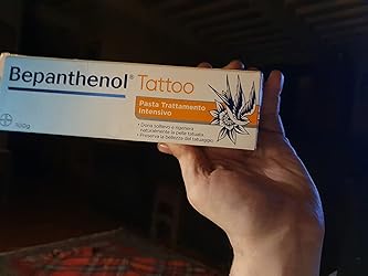 Bepanthenol Tattoo Pasta Trattamento Intensivo, Crema Tatuaggi Corpo ...