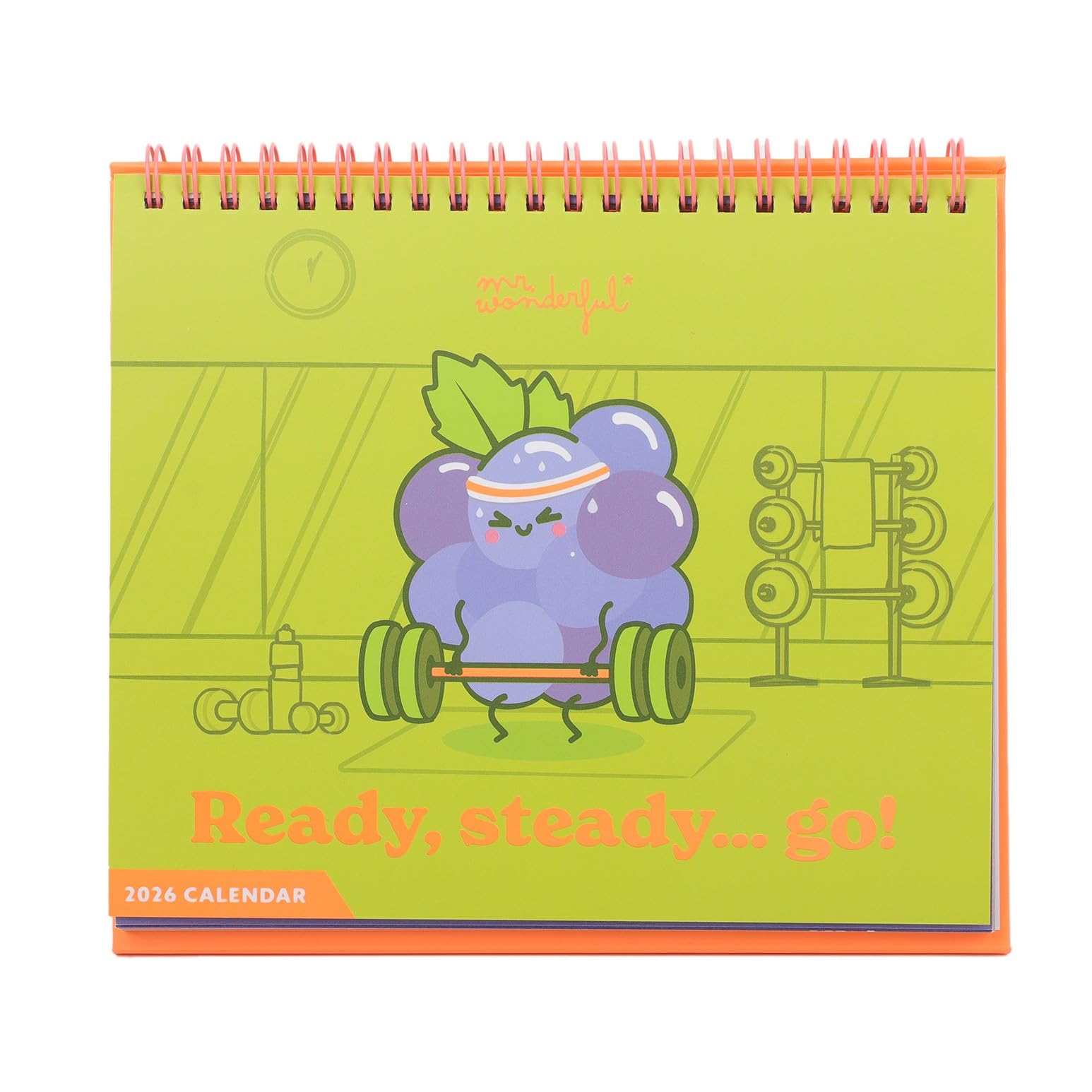 Mr Wonderful - Desktop Calendar 2026 - Ready, steady... go!