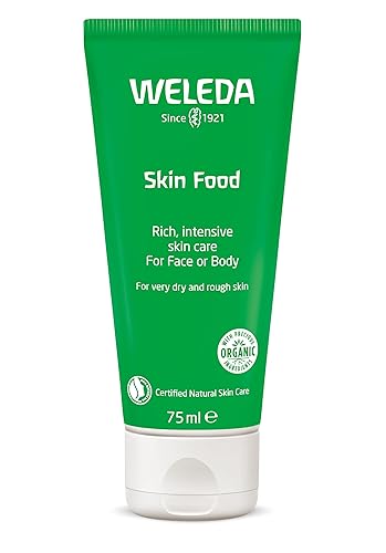 Weleda Skin Food, Dry Skin Moisturiser, Moisturising Cream & Primer, Face & Body, For Men & Women, Multiple Uses, 100% Certified Natural, Organic, 75ml - Chamomile - 75 ml (Pack of 1)