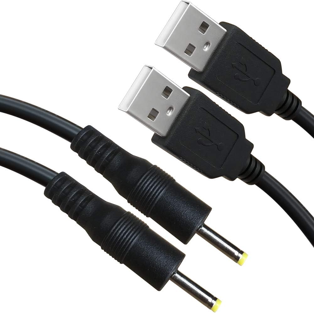 5Feet 2Pack USB To 2.5mm Charging Cable For Dragon Touch X10, RCA Cambio W101 V2, NeuTab N7S Pro,Tagital MTM-7054, NPOLE N718-IPS,LillyPad Jr. Tablet,Nabi 2 NABI2-NV7A, IRULU WalknBook 2
