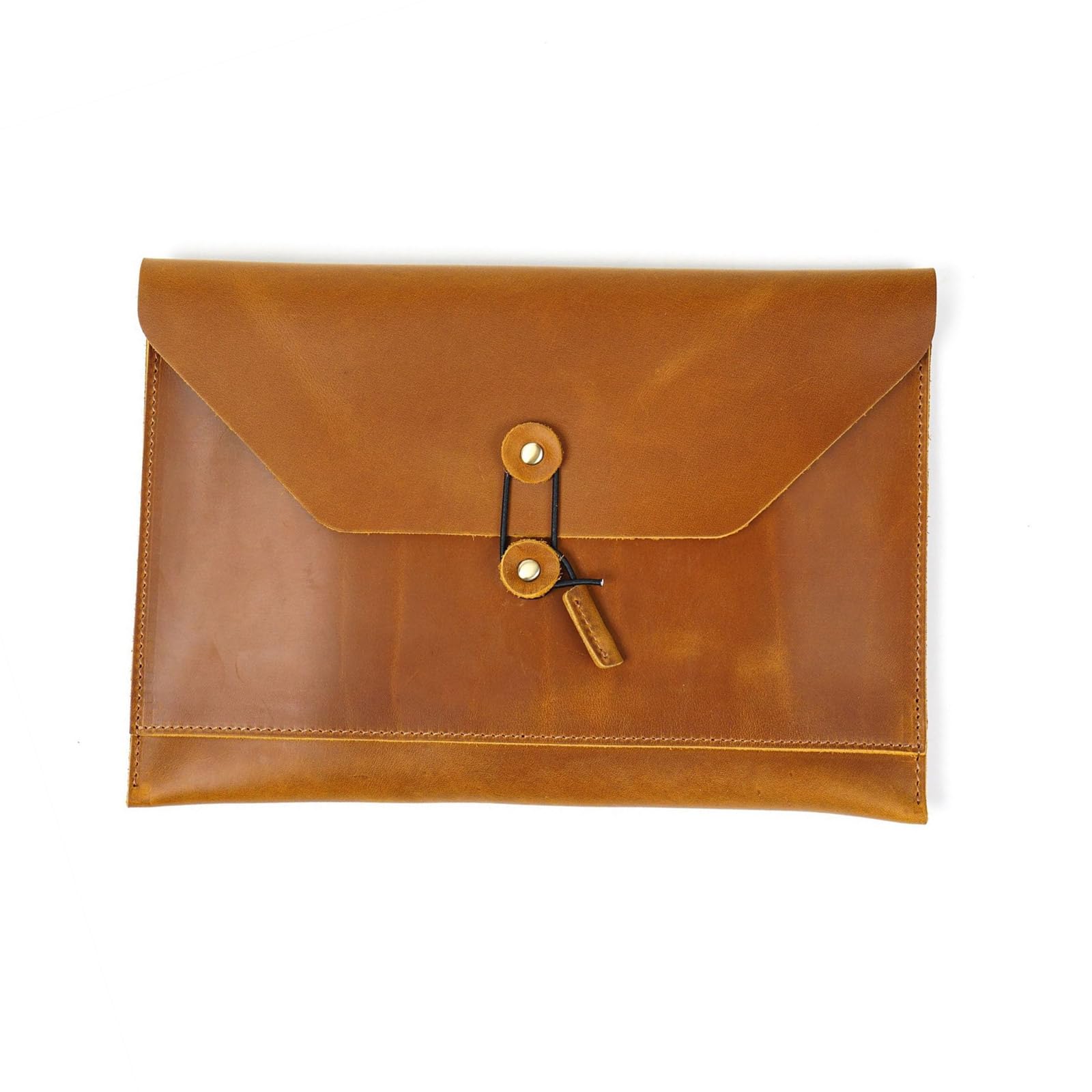 Dateiordner Dokumenten Organizer mit Schnurverschluss, Brown
