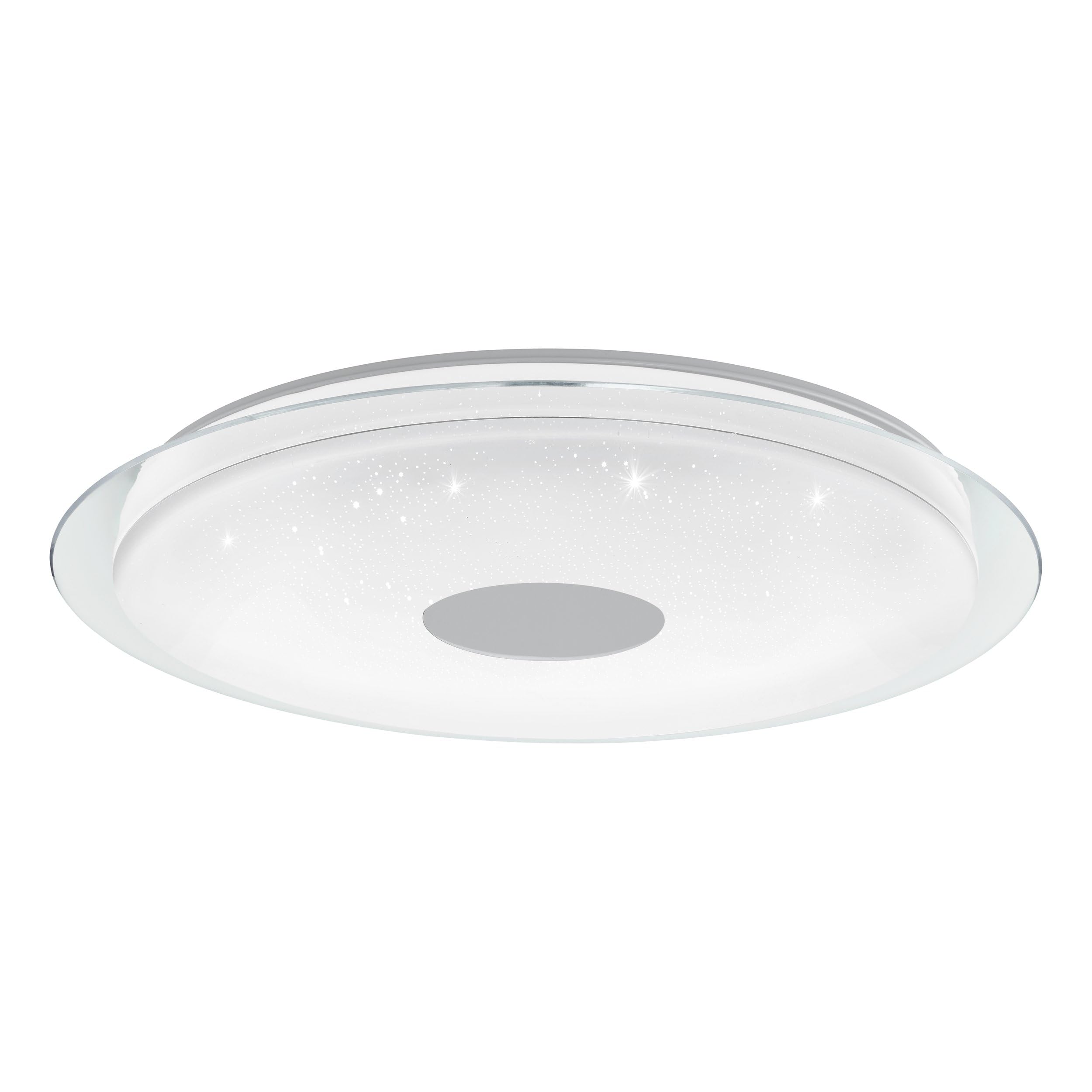 Eglo Connect.z Smart Home LED Star Ceiling Light Lanciano-Z, Ø 30 inches, Zigbee Flush Mount Lighting, app and Voice Control, White tunable Lights (Warm - Cool White), dimmable