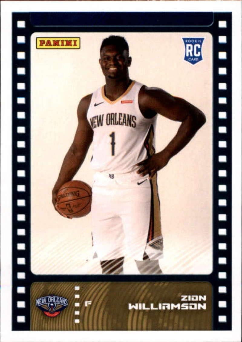 2019-20 Panini Stickers Card Insert #81 Zion Williamson New Orleans Pelicans RC Rookie Official NBA Trading Card (Standard Size)