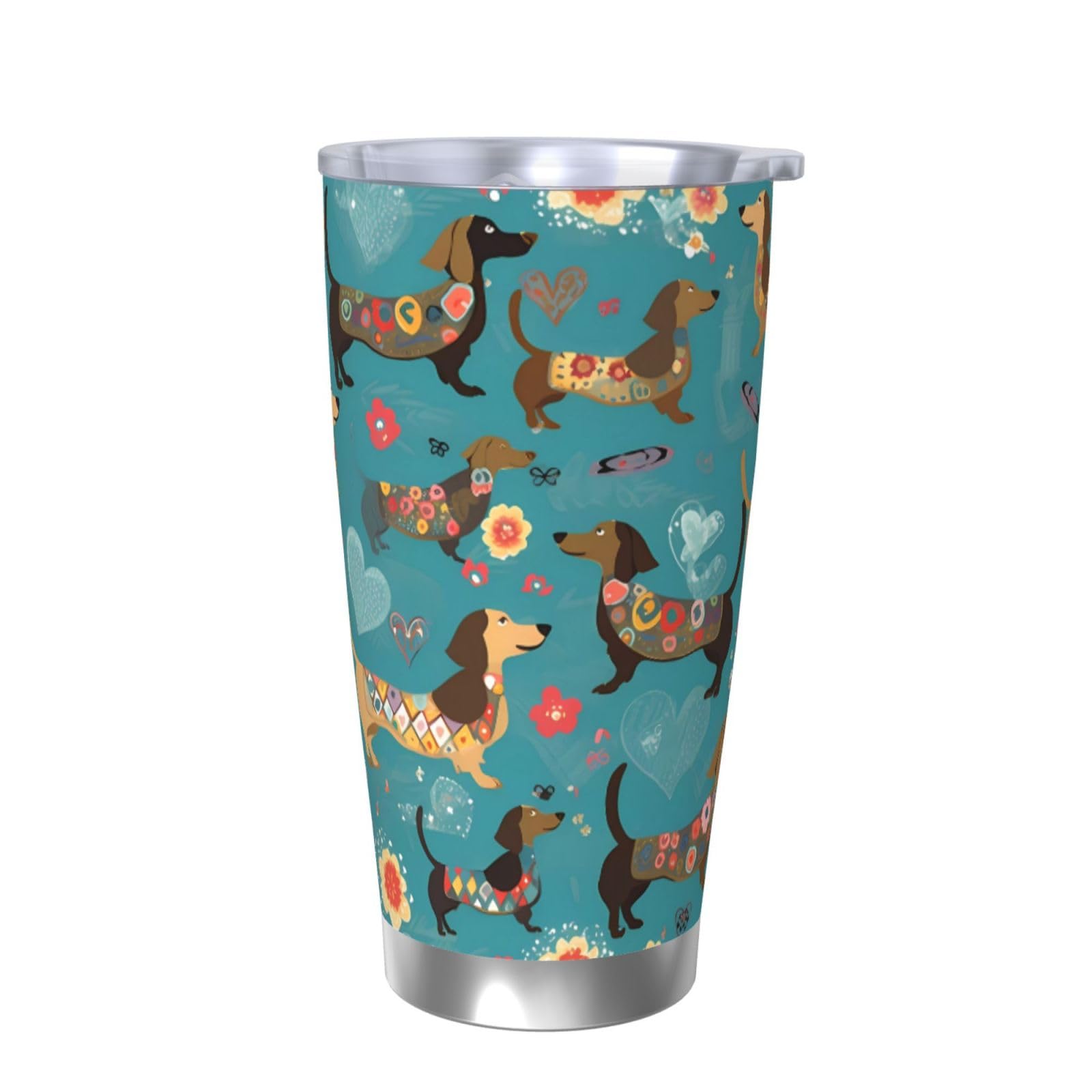Gobelet teckel en acier inoxydable de 590 ml pour remplacer les tasses jetables au bureau
