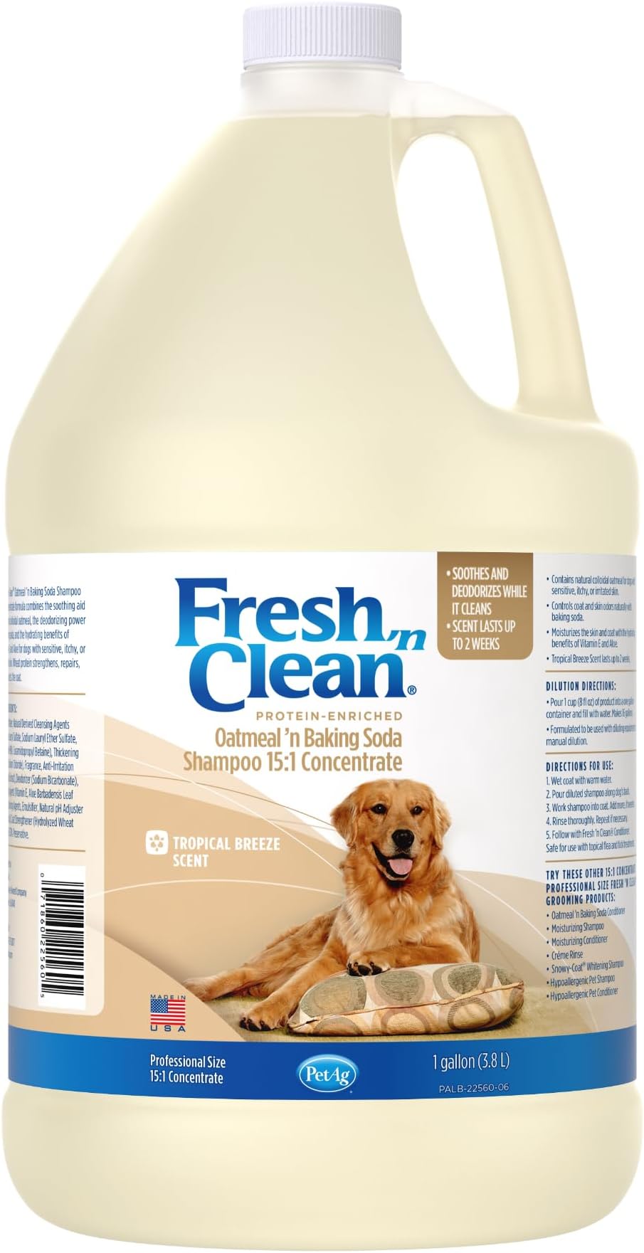 Fresh Clean Dog Shampoo PetAg Fresh ’n Clean Oatmeal ’n