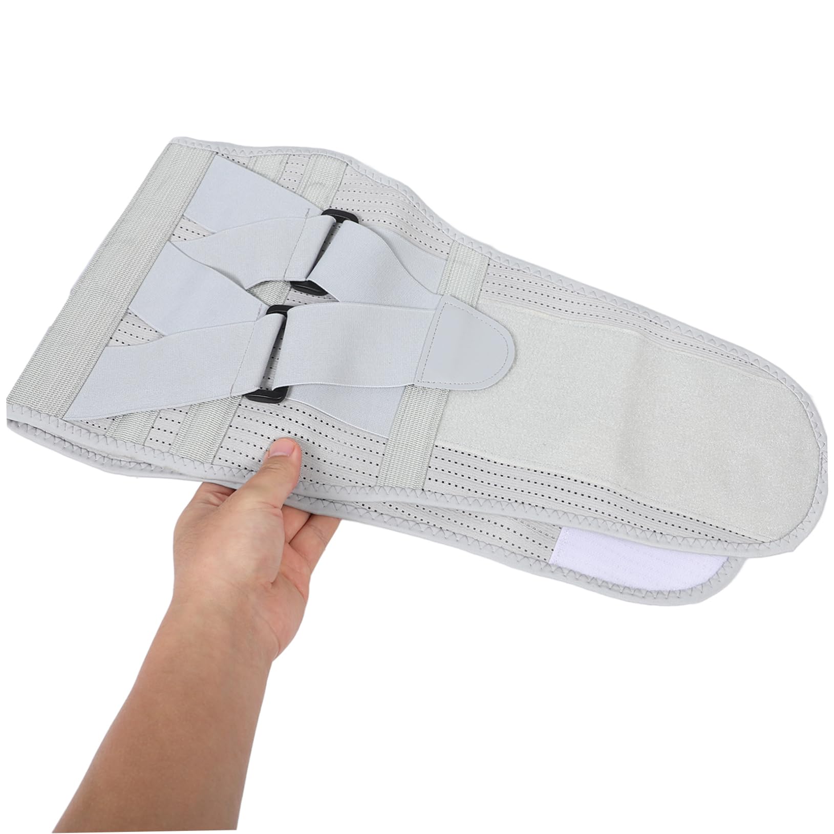 Sosoport Waist Support Belt Waist Trainer Hourglass Breathing Correction Belt Back Brace for Lower Back Lumbar Support Belt Lumbar Support Brace Belly Band Polyester Grey