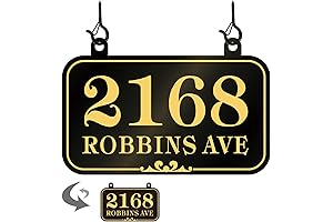 Reflective Lamp Post Address Sign for Enhanced 911 Visibility