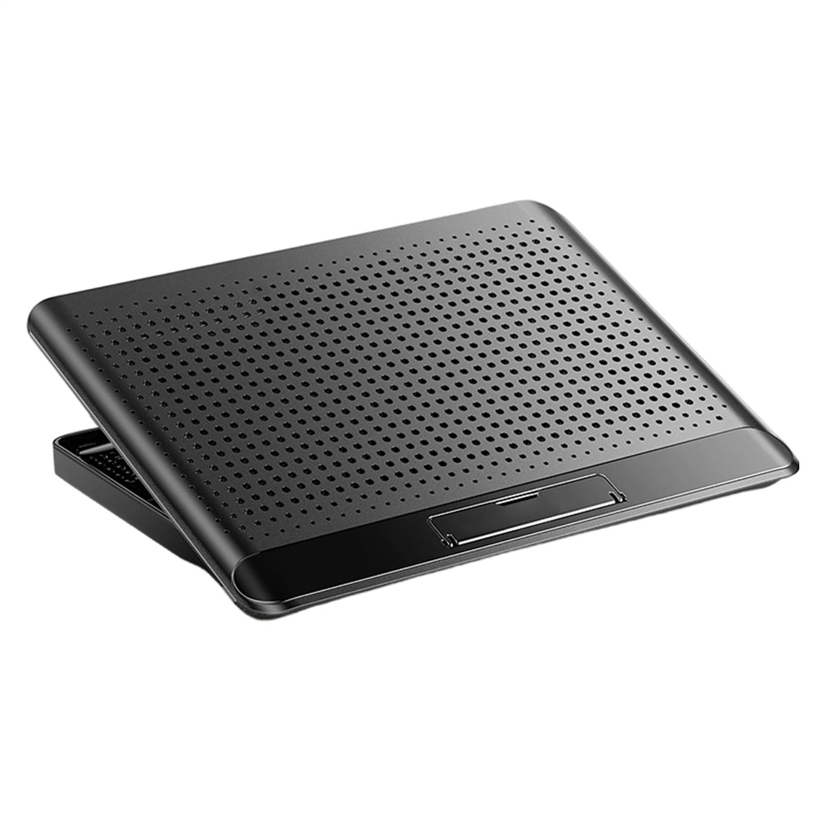 Podkładka Chłodząca do Laptopa Regulowany Chłodzenia Komputera | Cichy do Laptopa ze Stopu Aluminium z Wentylatorem do Biurka, Klawiatury, Tabletu, Domu, Miejsca Pracy, Akademika i