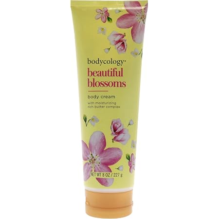 Cherry Blossom by Bodycology, 4 Pack 8 oz Moisturizing Body Cream for Women