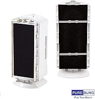 Vista 3 de PUREBURG 990051000 Juego de filtros HEPA de repuesto compatibles con Hamilton Beach TrueAir 04383 04384 04385 04386 Purificador de aire compacto