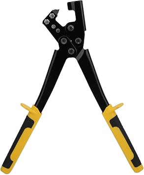 Steel Stud Crimper, Firm High Hardness Good Toughness Handle Stud Crimper, Metal Stud Crimper Punch Lock Framing Fastening Crimping Single Hand Tool for Home Fixing Light Steel Keels