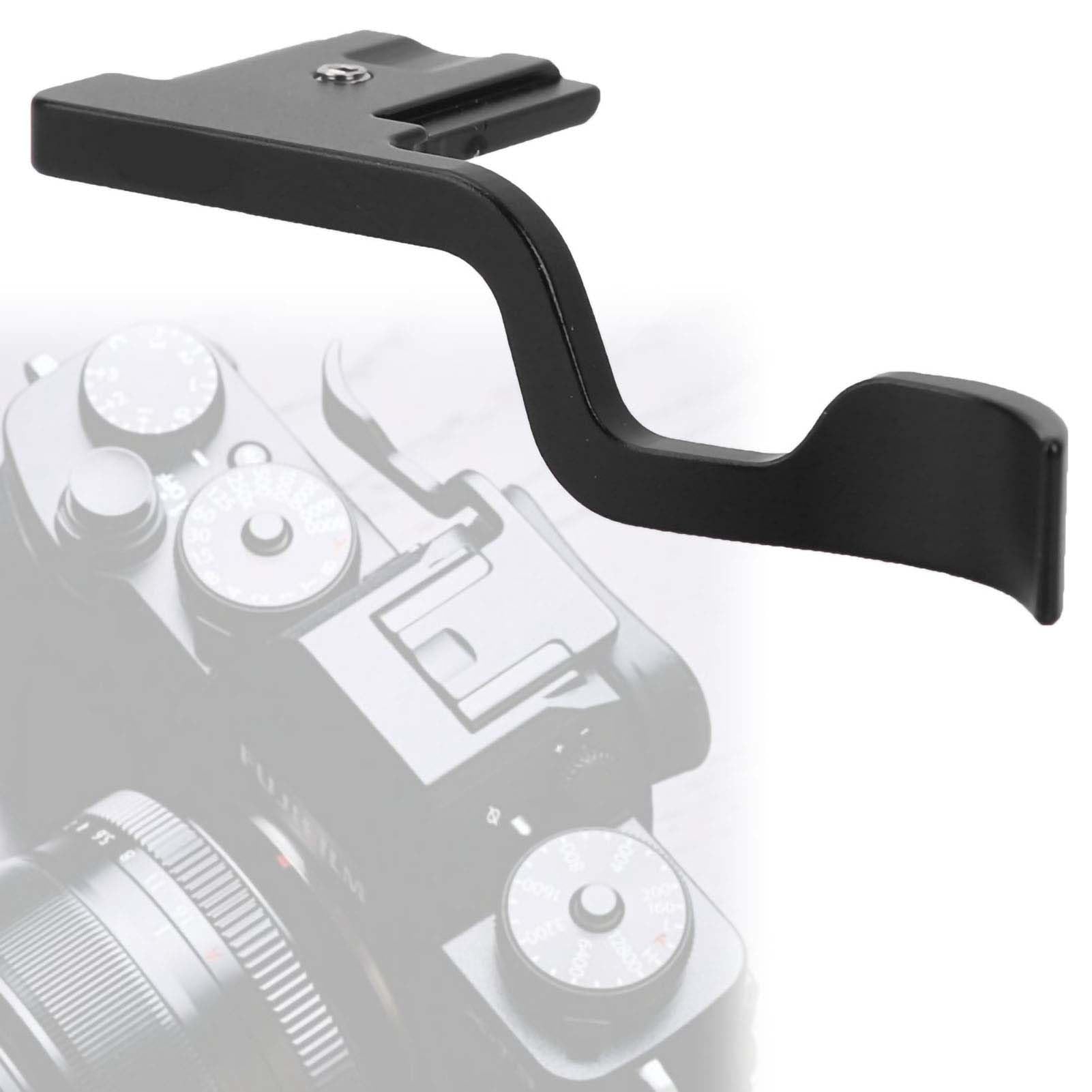 Camera Thumb Grip, Black Aluminum Alloy Hand Grip Accessory for XT30 Camera Stable and Safe Hand Hold