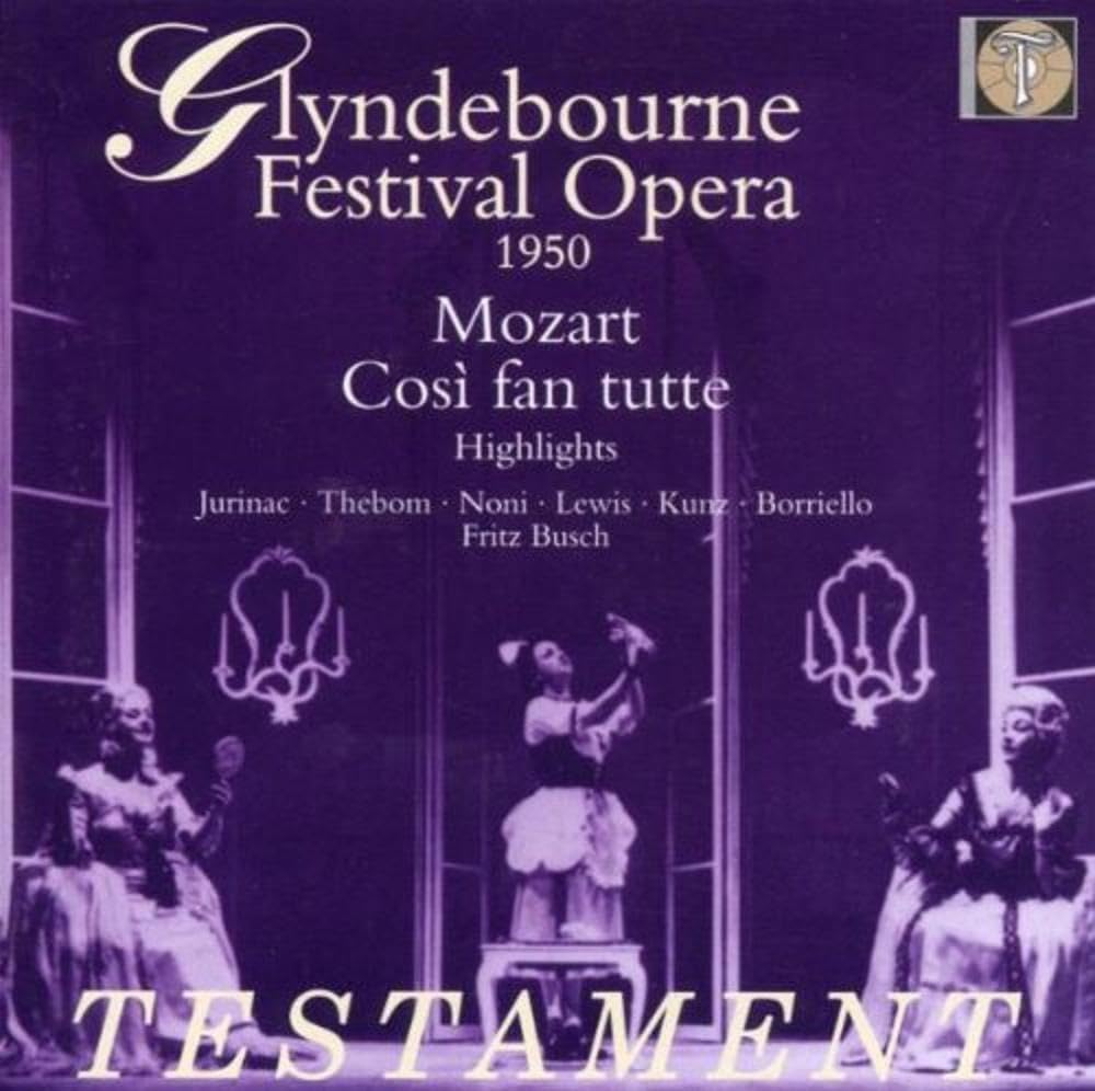 Mozart: Così fan tutte (highlights)