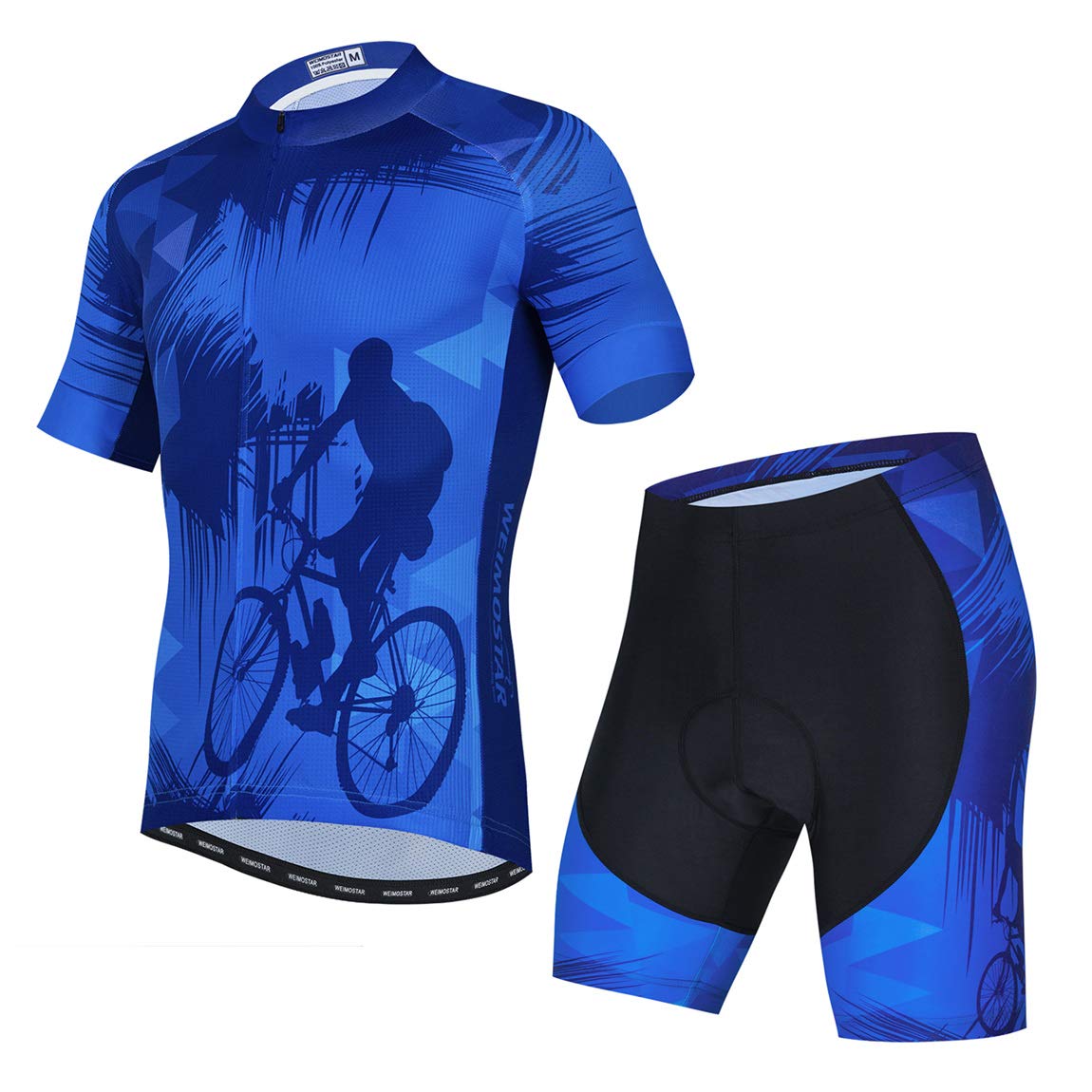 Radtrikot-Set für Herren, atmungsaktiv, Fahrradanzug, Mountainbike-Kleidung, MTB-Trikot, schnell trocknend