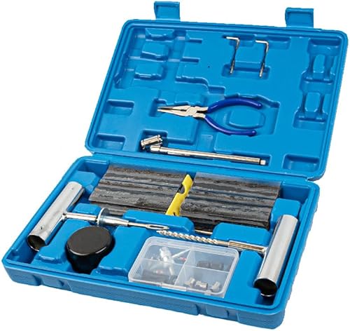 AGENCY 6 Kit de reparación de neumáticos conecta fácilmente neumáticos planos y pinchazos en tu 4x4, camión, automóvil, motocicleta, etc. El kit de