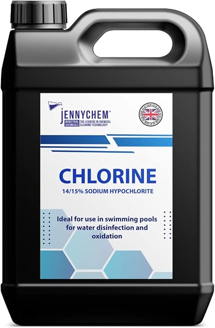 Concentrated Sodium Hypochlorite 14-15% Patio Cleaner Swimming Pool Chlorine 5L