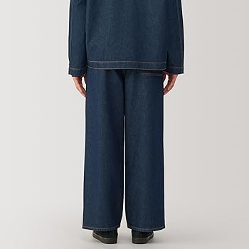 Amazon | 無印良品 紳士 和紙混デニムパンツ メンズ BG1RLA4A