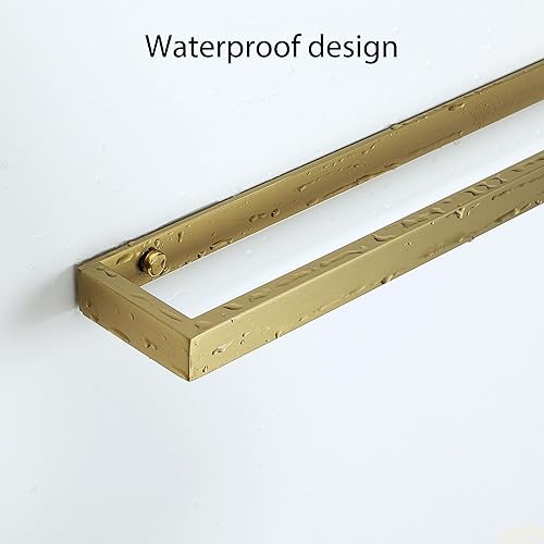 Vista 138 de Alise Toallero de baño, soporte de pared para toallas de baño, toallero para baño, toallero de acero inoxidable SUS304 de 8 pulgadas, negro mate