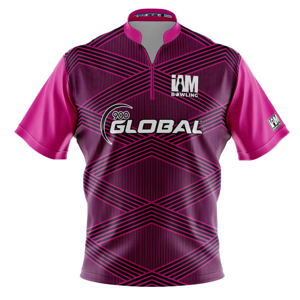Logo Infusion Dye-Sublimated Bowling Jersey (Sash Collar) - I AM Bowling Fun Design 2005-9G - 900 Global (Men's 4X) Multicolored