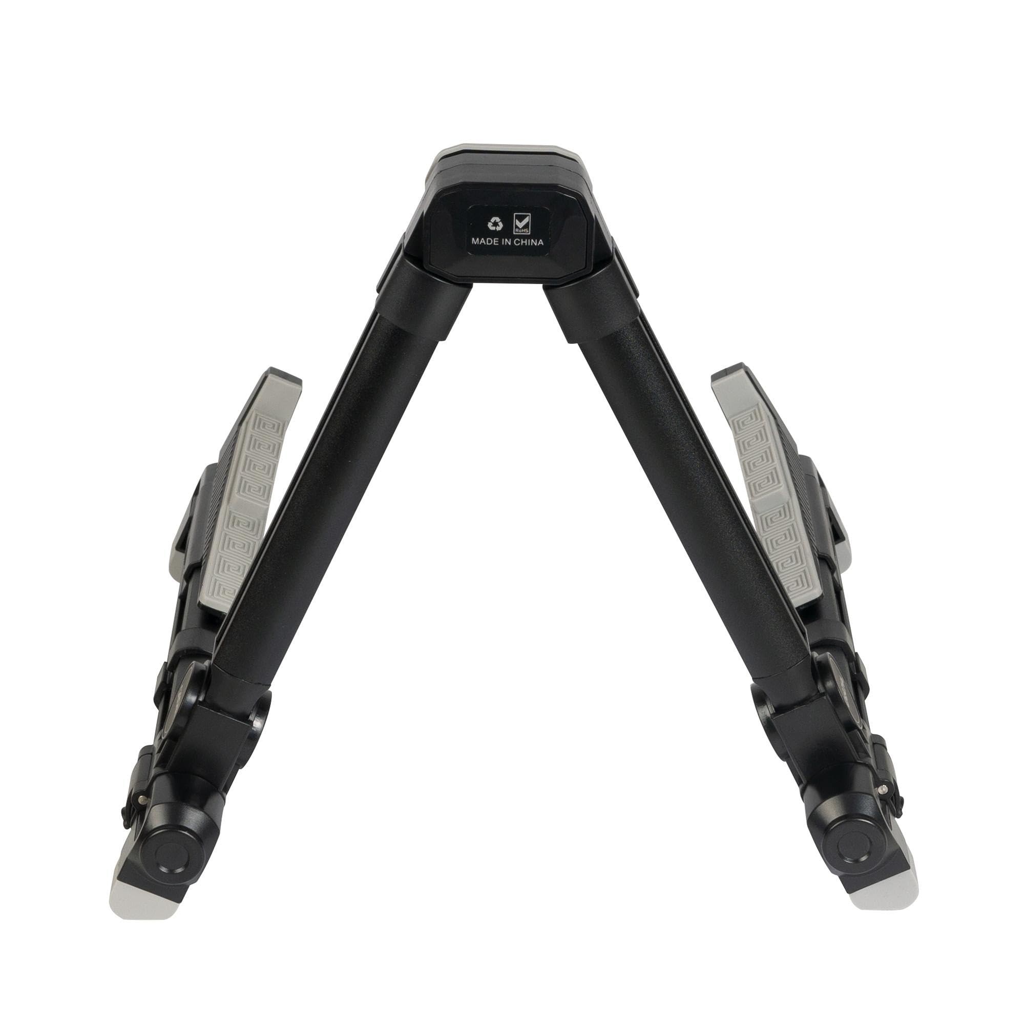 CASCHA Ukulelenständer aus Aluminium, verstellbarer und klappbarer Ständer mit rutschfesten Gummifüßen, A-Form, Schwarz – Ideal für Konzert-Ukulelen und Kinder